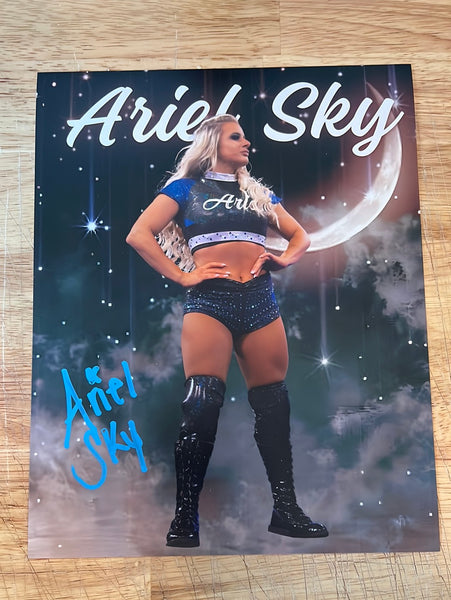 Ariel Sky 8x10 Signed Photo