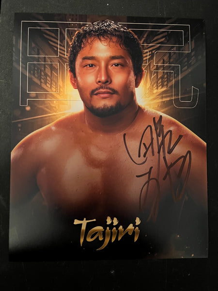 Tajiri 8x10 Signed Photo